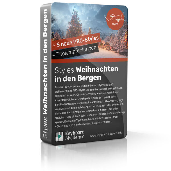 Styles Weihnachten in den Bergen