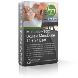 Multipad-Pack: Ukulele Mandoline 12 + 24 Beat