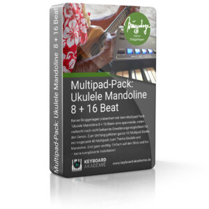 Multipad-Pack: Ukulele Mandoline 8 + 16 Beat