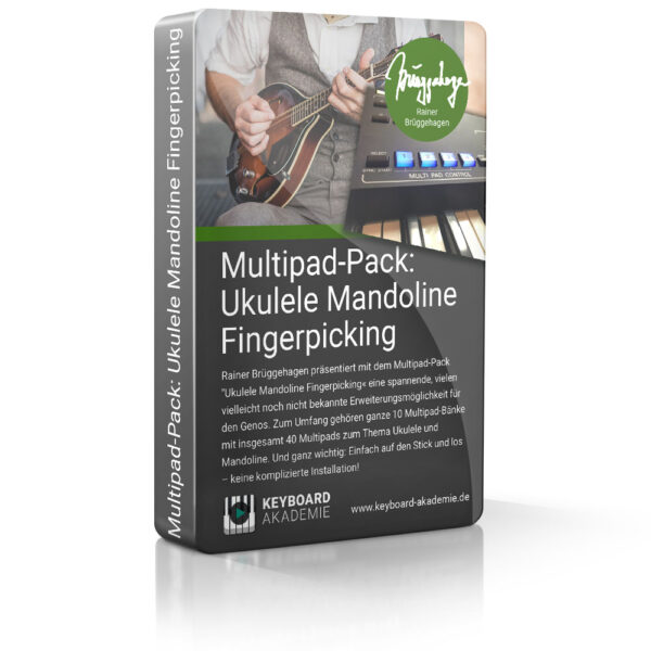 Multipad-Pack: Ukulele Mandoline Fingerpicking