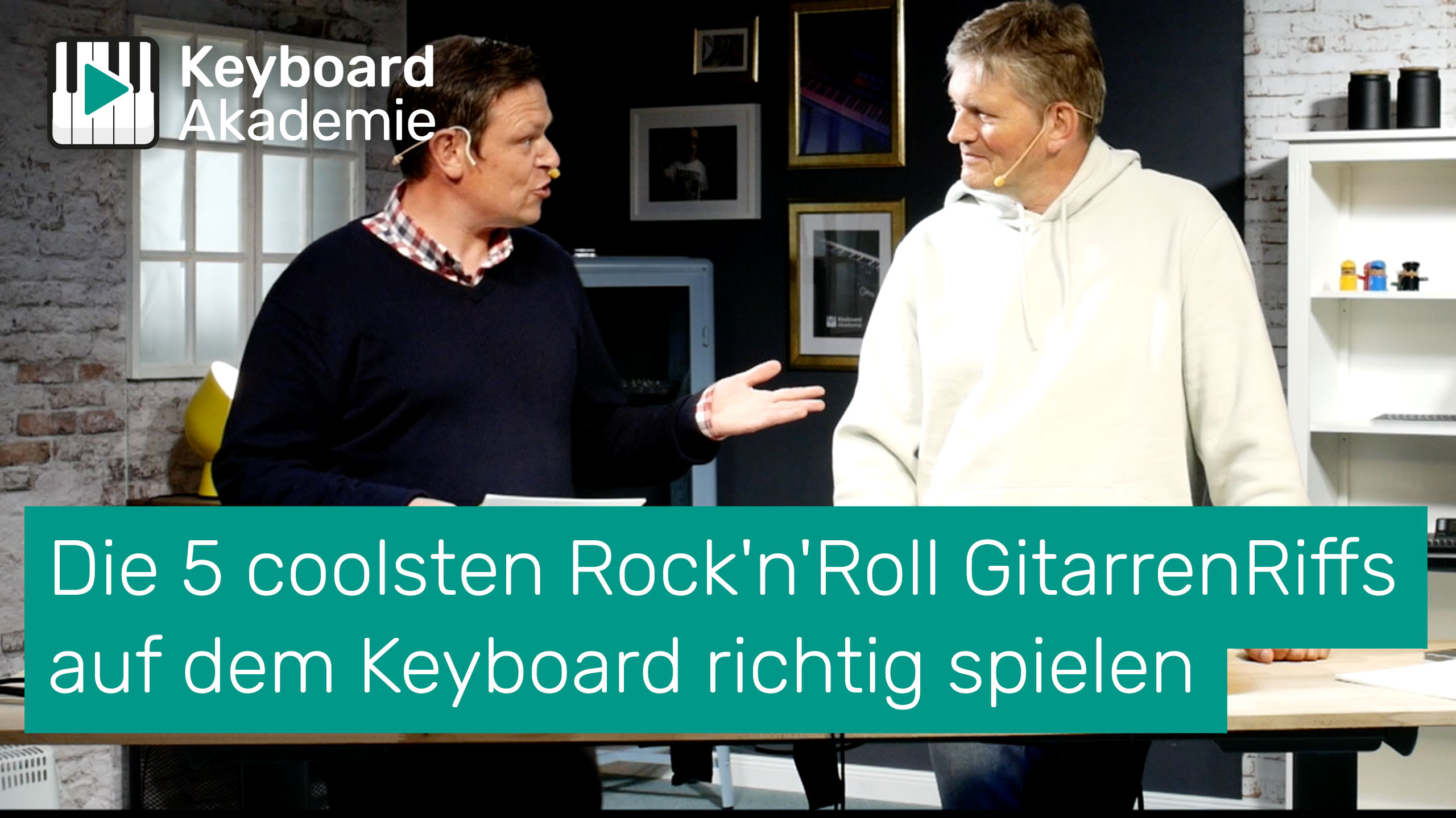 Die 5 coolsten Rock’n’Roll GitarrenRiffs auf dem Keyboard richtig spielen | Power-Tipp