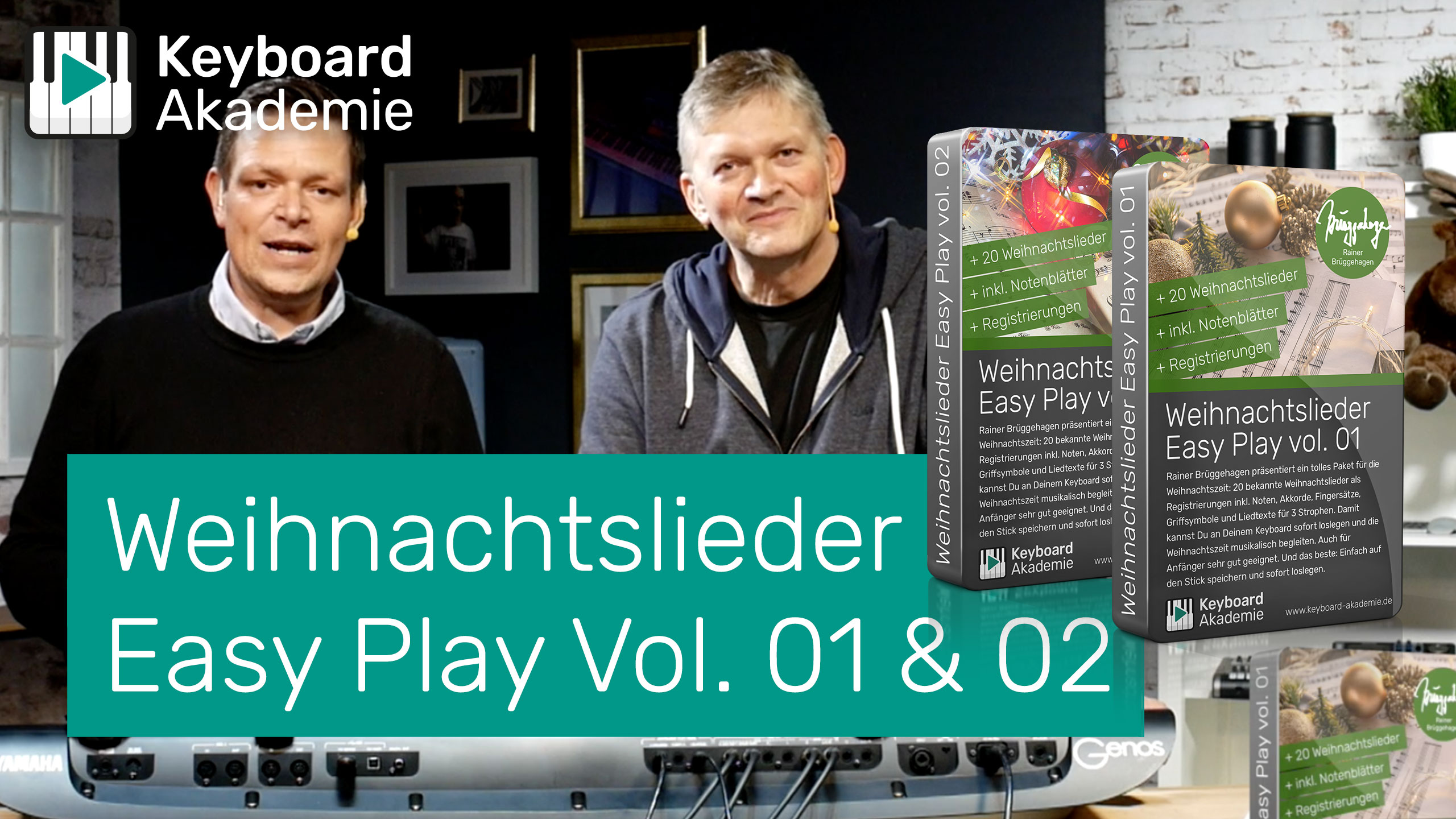 🎄 Weihnachtslieder »Easy Play« Vol. 01 & Vol. 02 | Jetzt erhältlich! 🎄