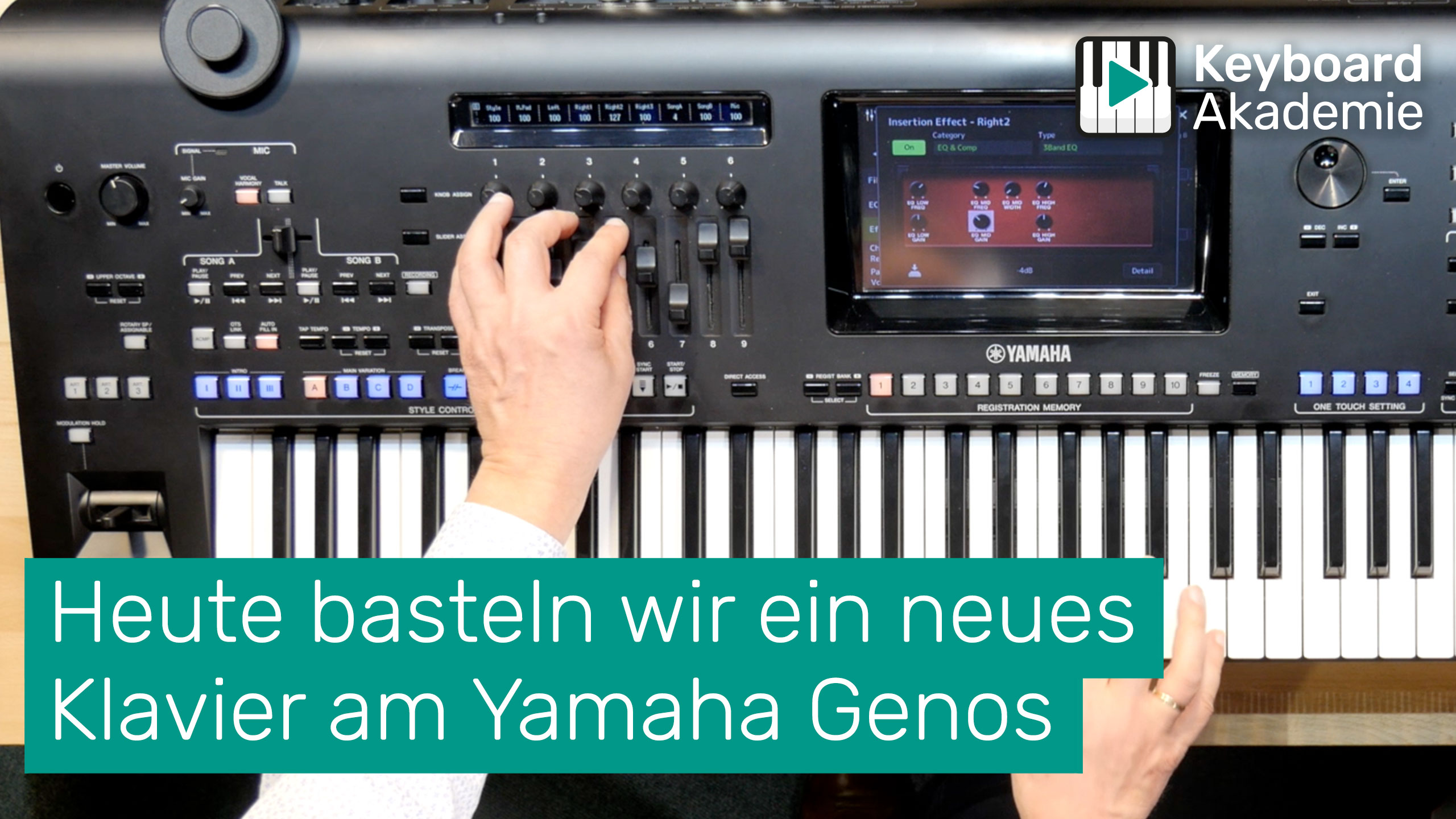 Heute basteln wir ein neues Klavier am Yamaha Genos | Power-Tipp