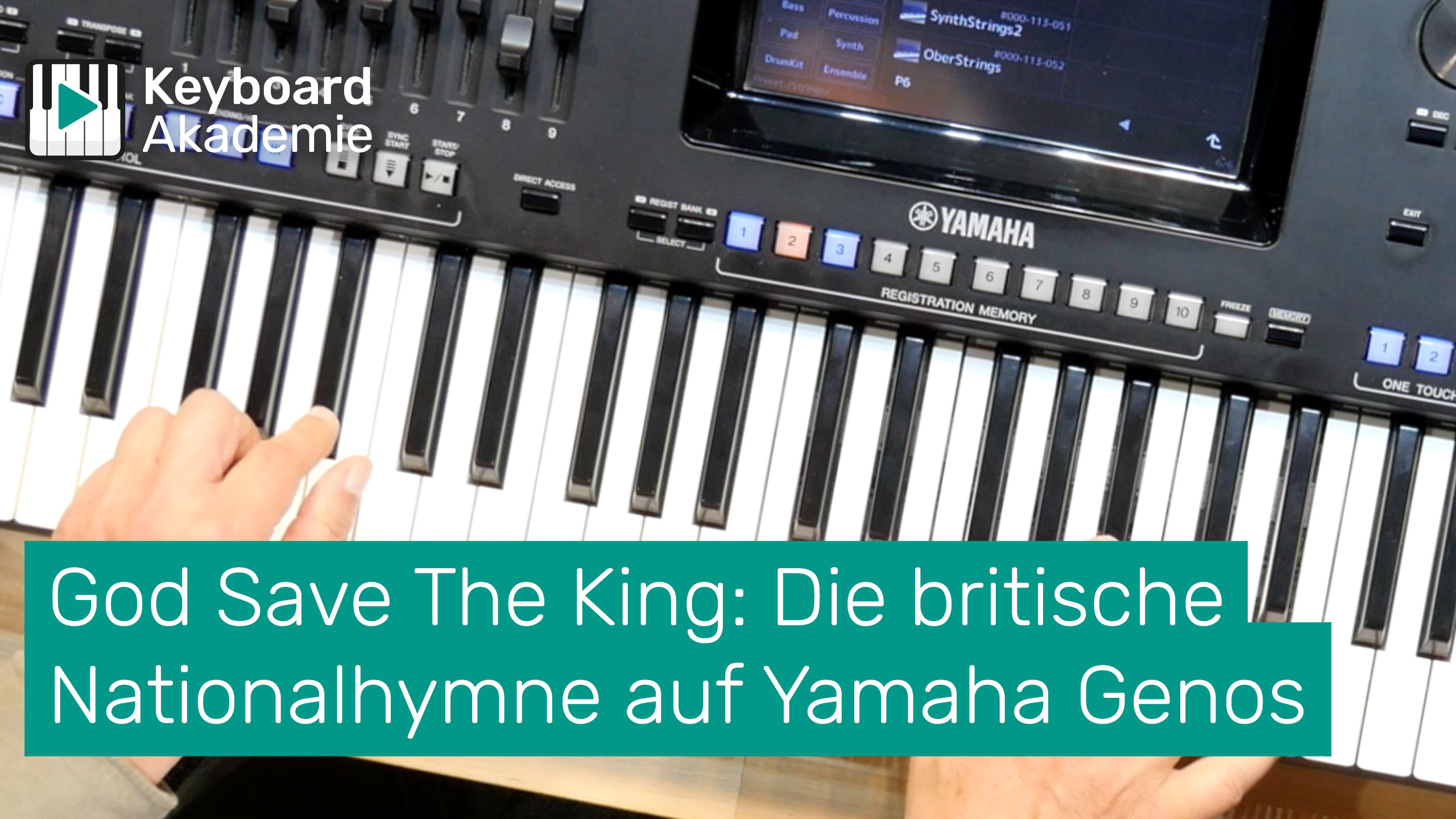 👑 God Save The King: Die britische Nationalhymne auf Yamaha Genos | Power-Tipp
