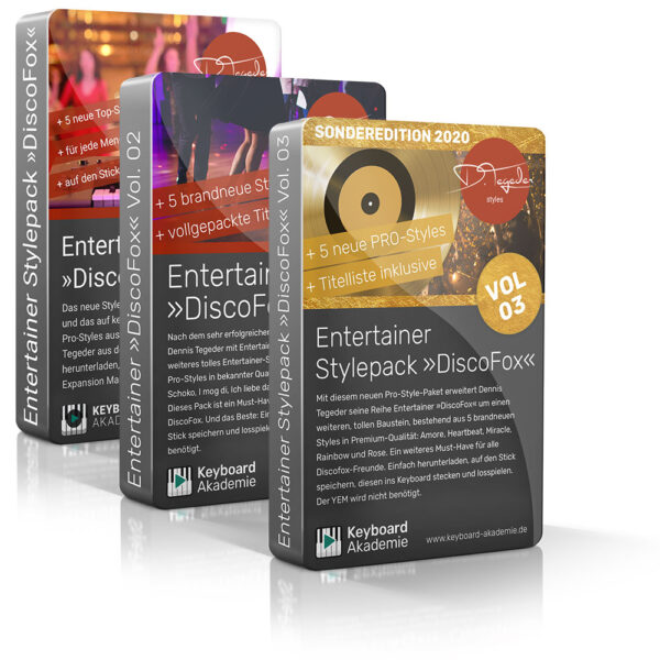 DiscoFox-Bundle: Entertainer Stylepack »DiscoFox« vol. 1–4