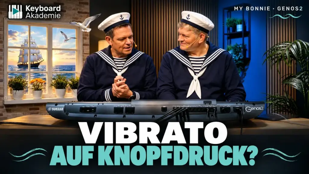 Akkordeon-Vibrato ohne Tonabriss: „My Bonnie“ am Keyboard