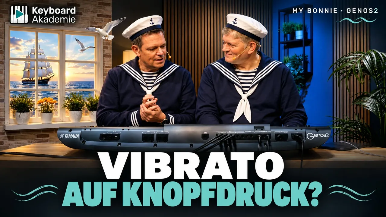 Akkordeon-Vibrato ohne Tonabriss: „My Bonnie“ am Keyboard
