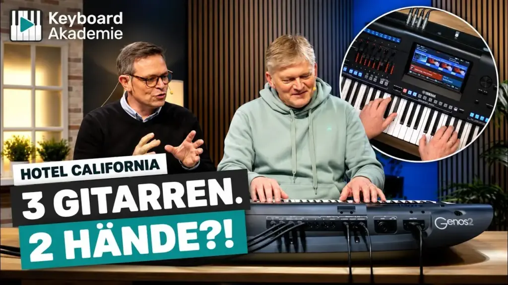 „Hotel California“ – mehrere Gitarren, nur zwei Hände?!