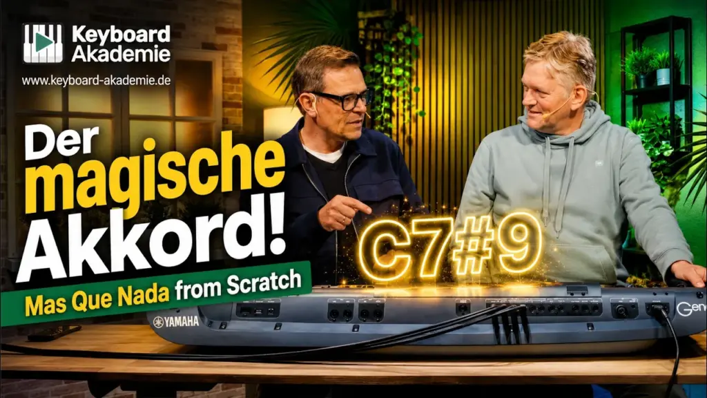 Mas Que Nada perfekt auf dem Keyboard spielen – Der magische C7#9-Akkord!