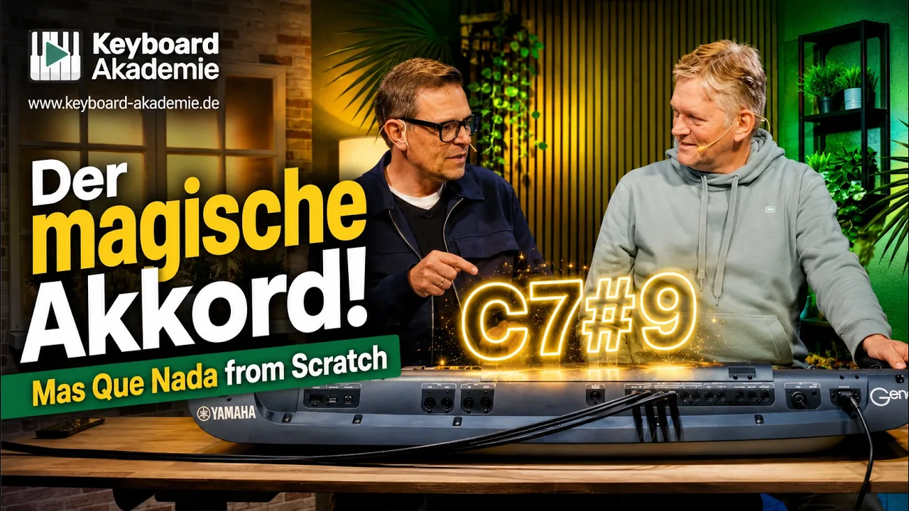 Mas Que Nada perfekt auf dem Keyboard spielen – Der magische C7#9-Akkord!