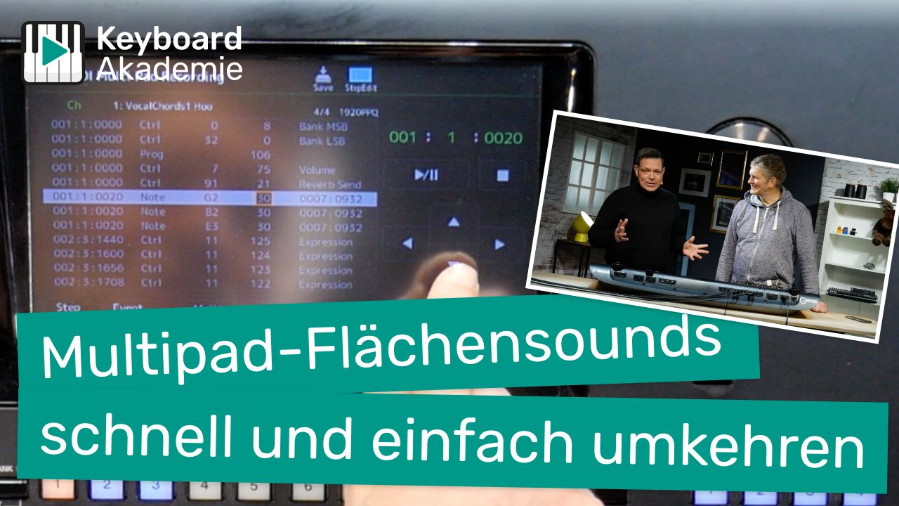Multipad-Flächensounds schnell und einfach umkehren | Power-Tipp