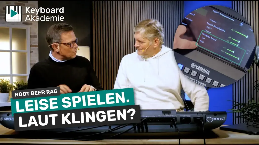 „Root Beer Rag“ am Keyboard – Warum klingt das Piano bei leisem Anschlag so kräftig?