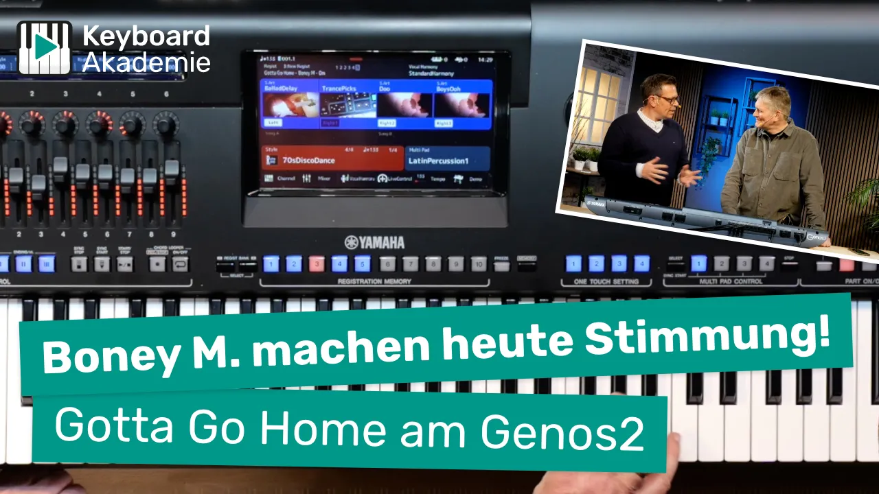 Achtung, Boney M. machen heute Stimmung! Gotta Go Home am Genos2