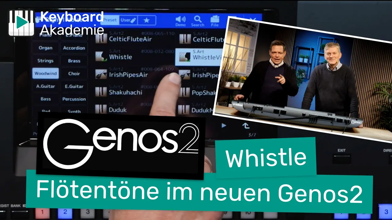 Genos2: Whistle – Flötentöne
