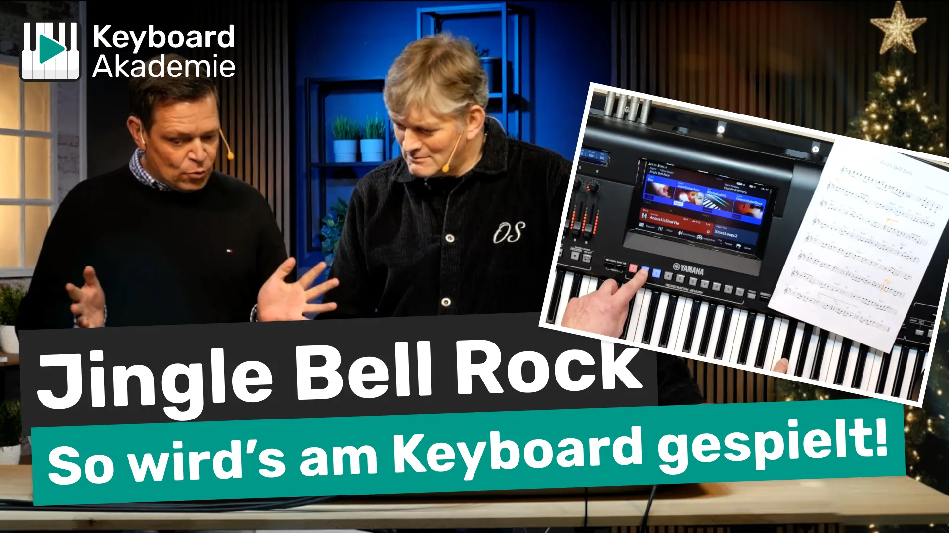 So spielt man Jingle Bell Rock am Keyboard!