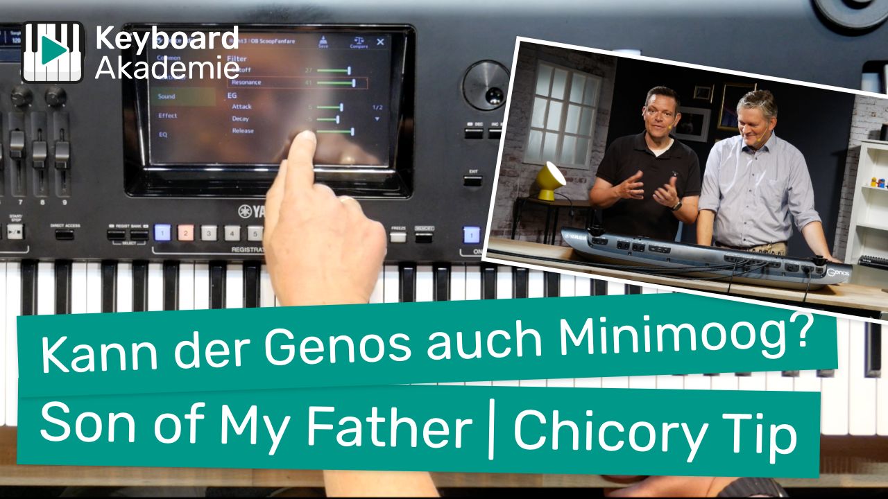 Kann der Genos auch Minimoog? Son of My Father von Chicory Tip