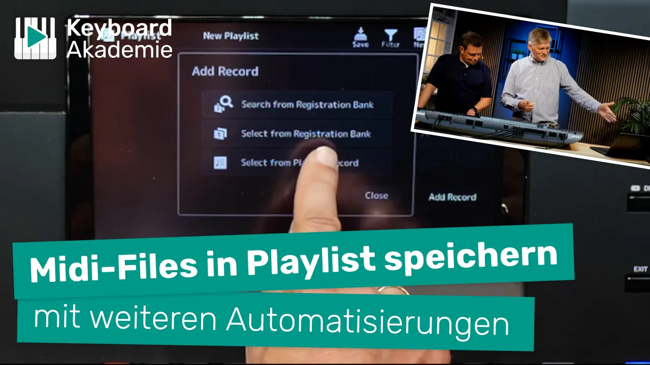 Midi-Files in einer Playlist speichern – mit weiteren Automatisierungen