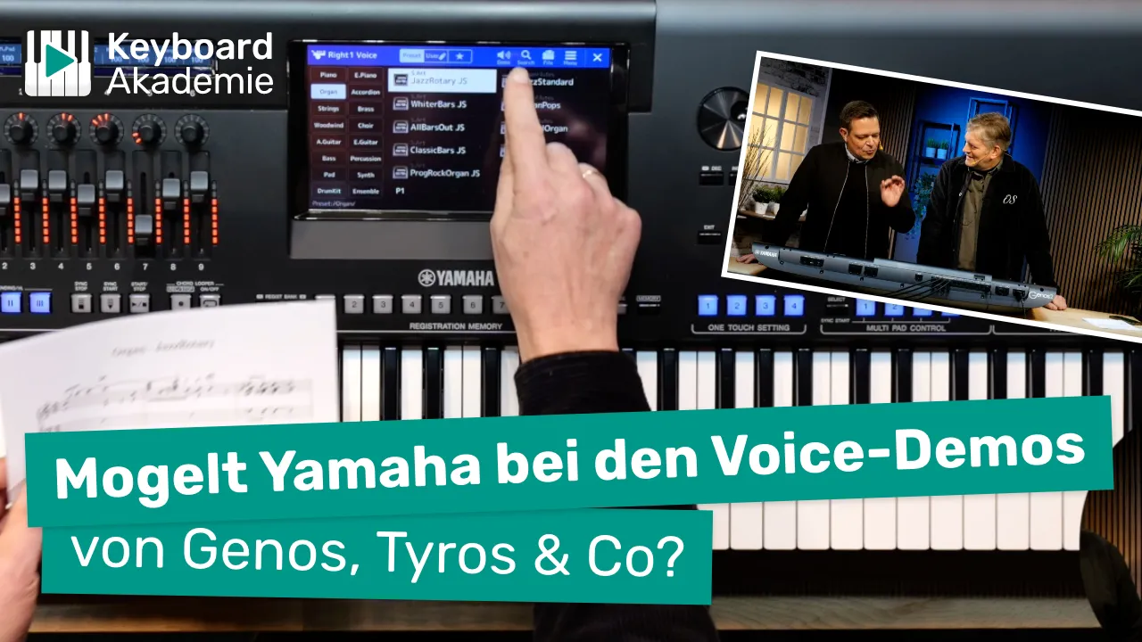 Mogelt Yamaha bei den Voice-Demos von Genos, Tyros & Co?