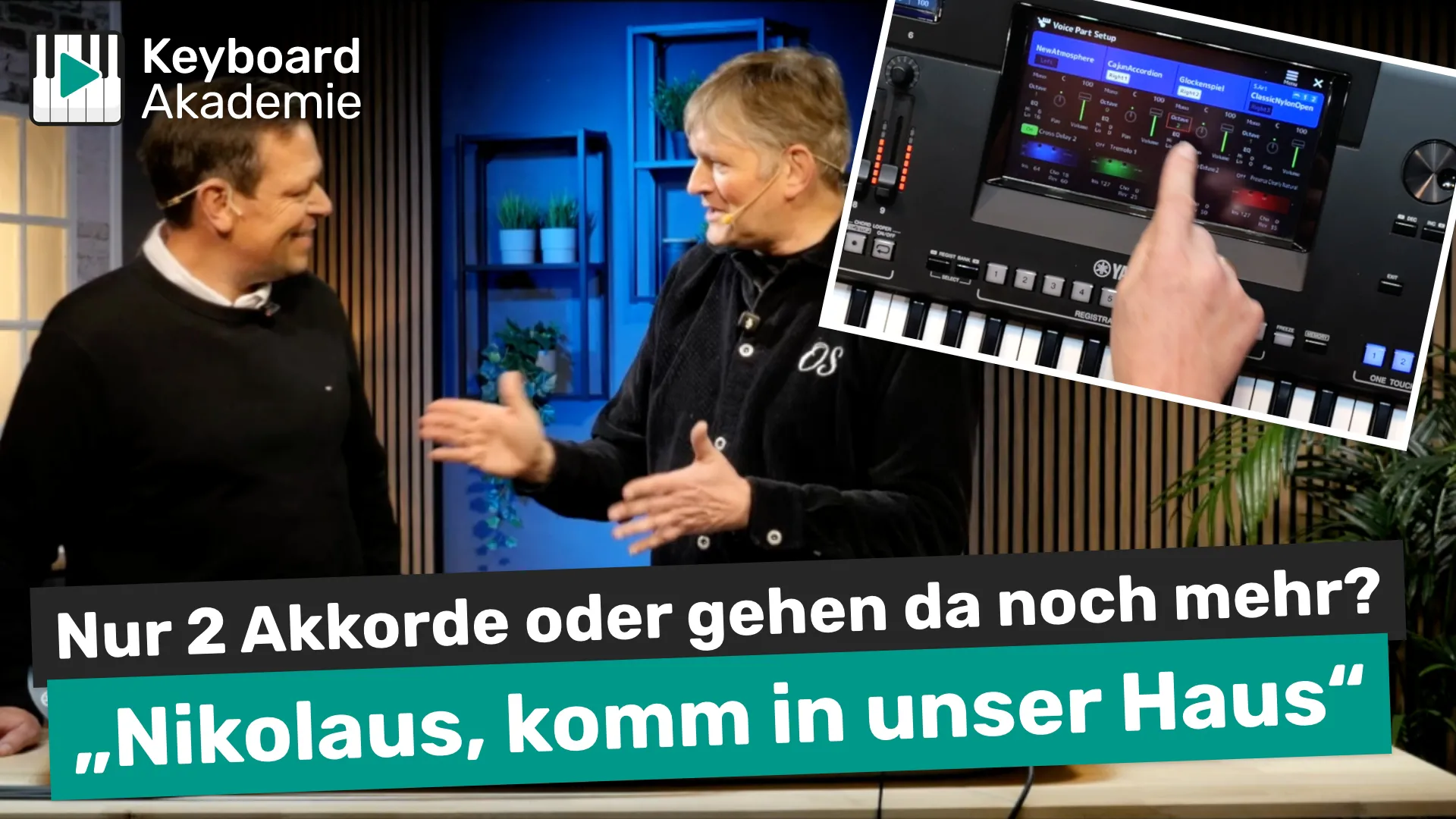 Nur 2 Akkorde oder gehen da noch mehr? So begleitest du „Nikolaus, komm in unser Haus“ am Keyboard!