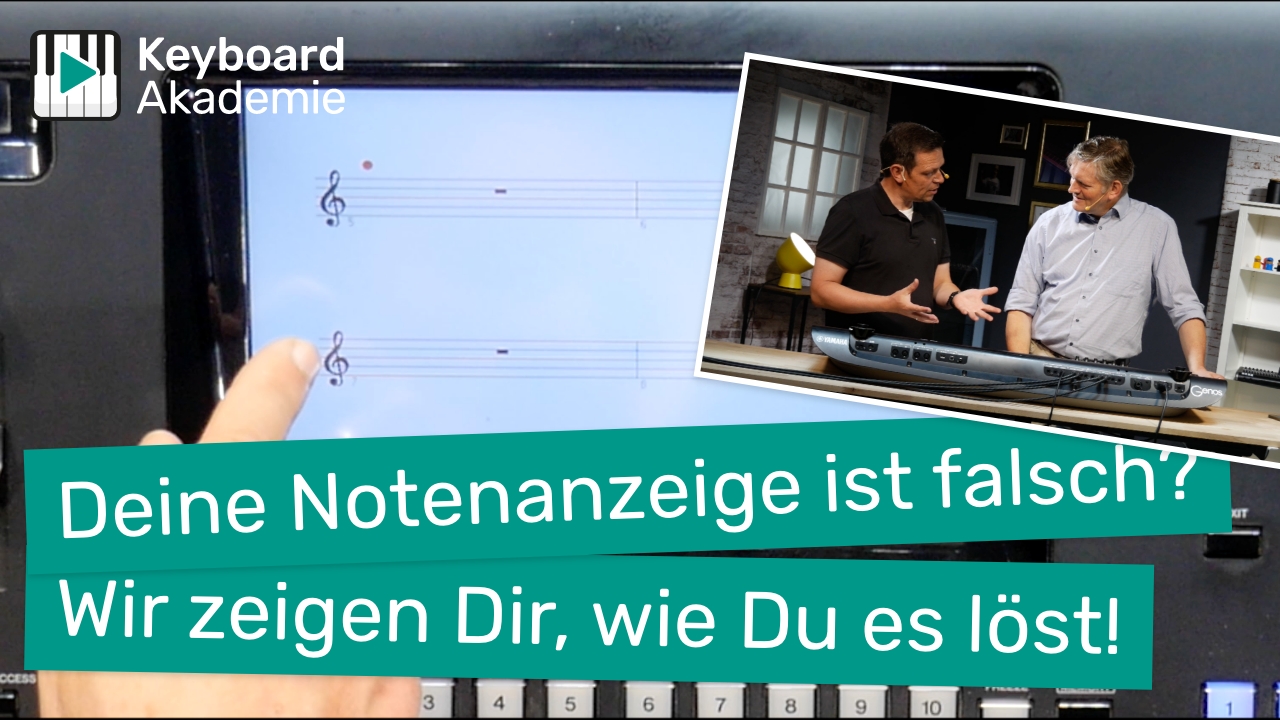Deine Notenanzeige ist falsch? Wir zeigen Dir wie Du sie korrekt einstellen und abspeichern kannst!