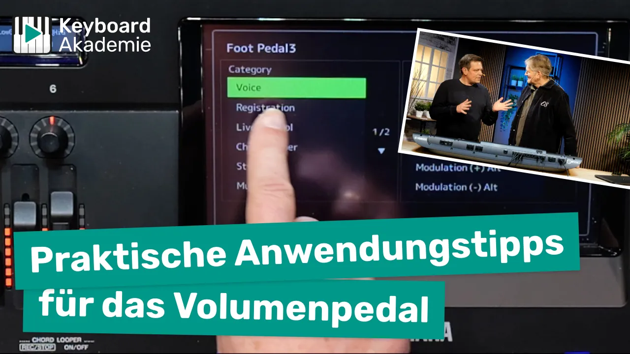 Praktische Anwendungstipps für das Volumenpedal