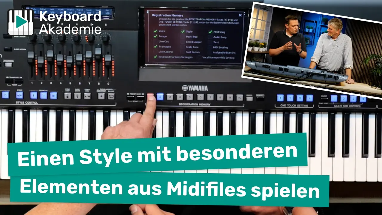 Einen Style mit besonderen Elementen aus Midifiles spielen – so geht’s!