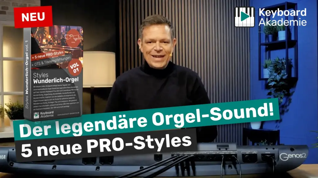 Klaus Wunderlich lässt grüßen! 5 neue PRO-Styles für Yamaha-Keyboards