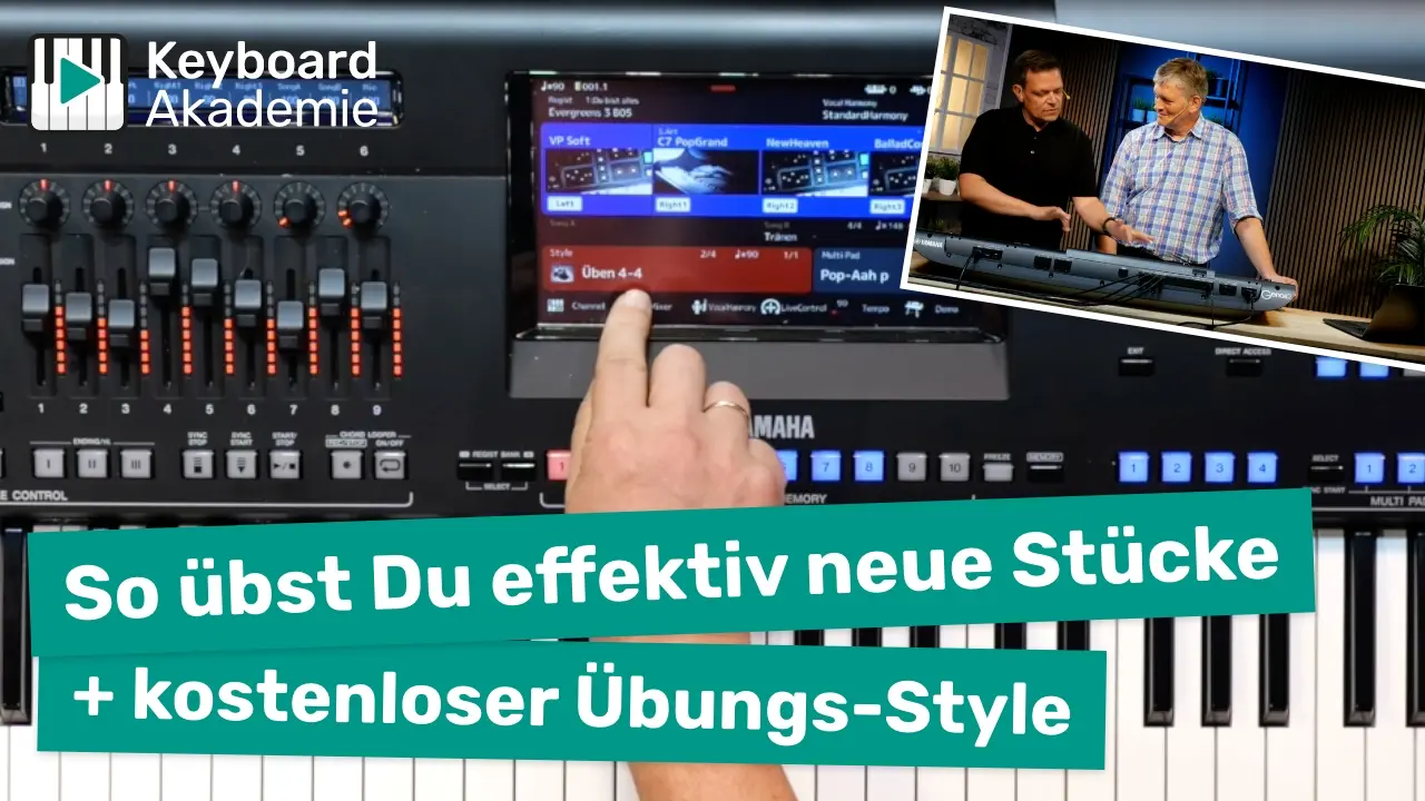 So übst Du effektiv neue Stücke ein + kostenloser Übungs-Style