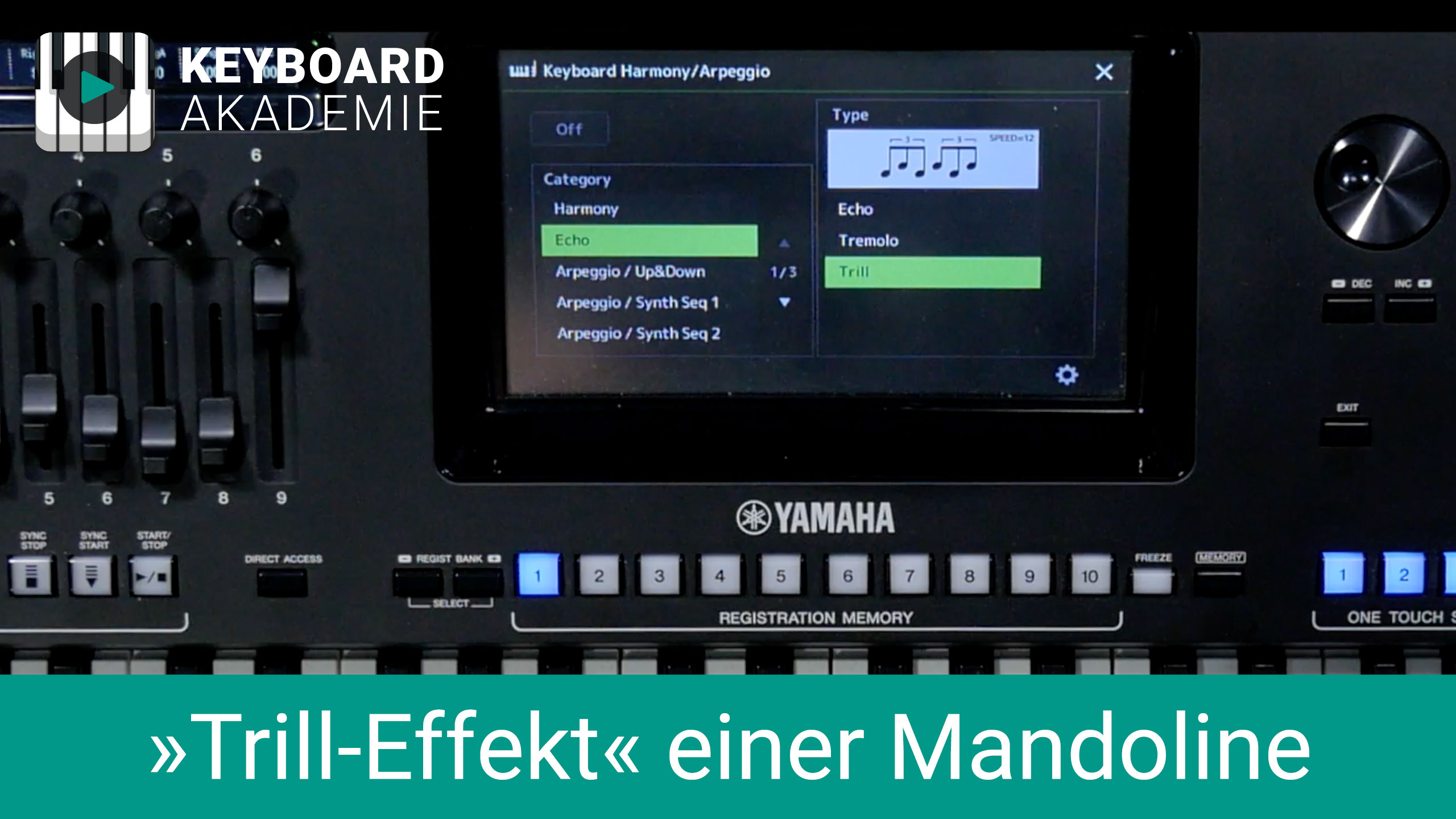 »Trill-Effekt« einer Mandoline | Genos | Power-Tipp