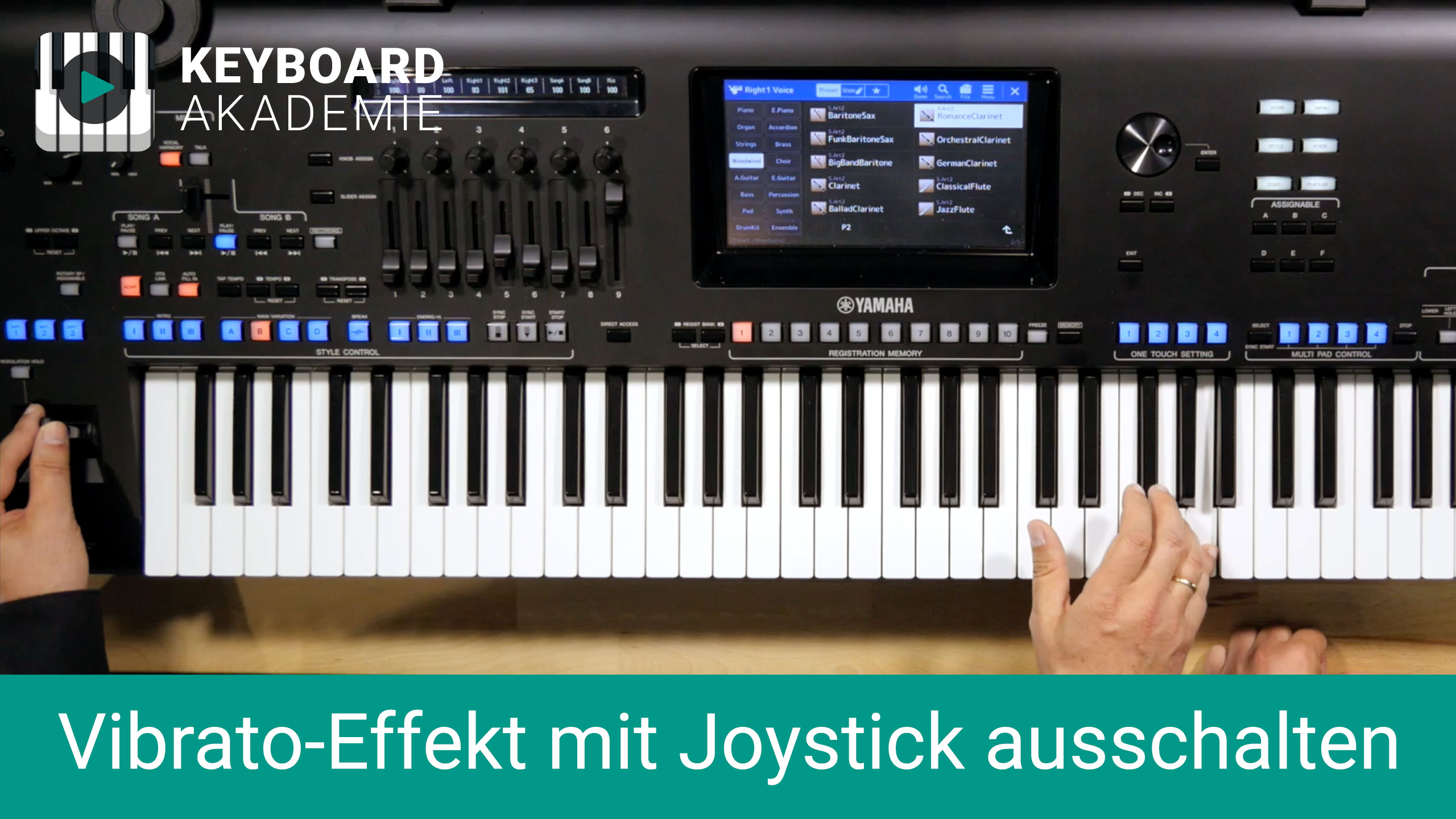 Vibrato-Effekt mit dem Joystick ausschalten | Genos | Power-Tipp
