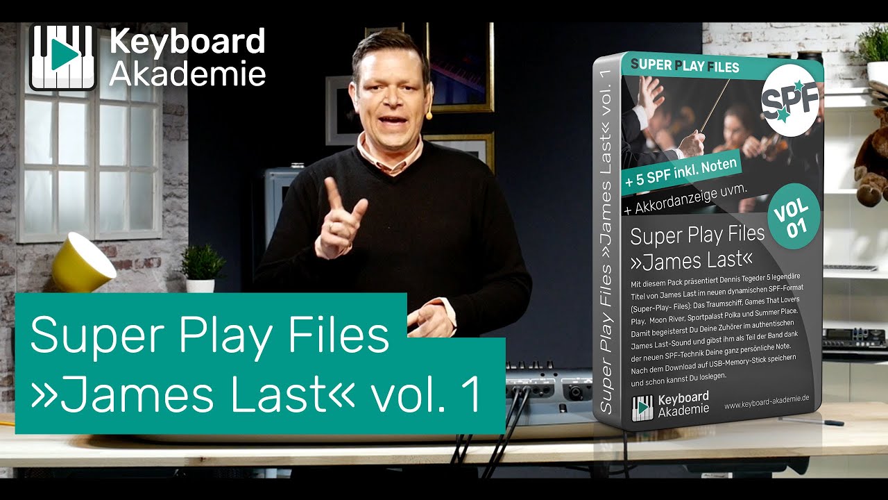 🎻 🎺  🎉  Super Play Files »James Last« vol. 1 | Genos, Tyros5, PSR-SX900 und Clavinova CVP-80x