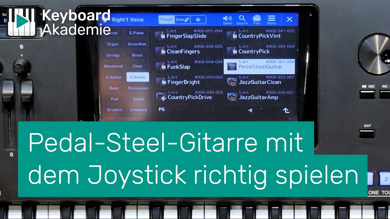 Pedal-Steel-Gitarre mit dem Joystick richtig spielen | Power-Tipp