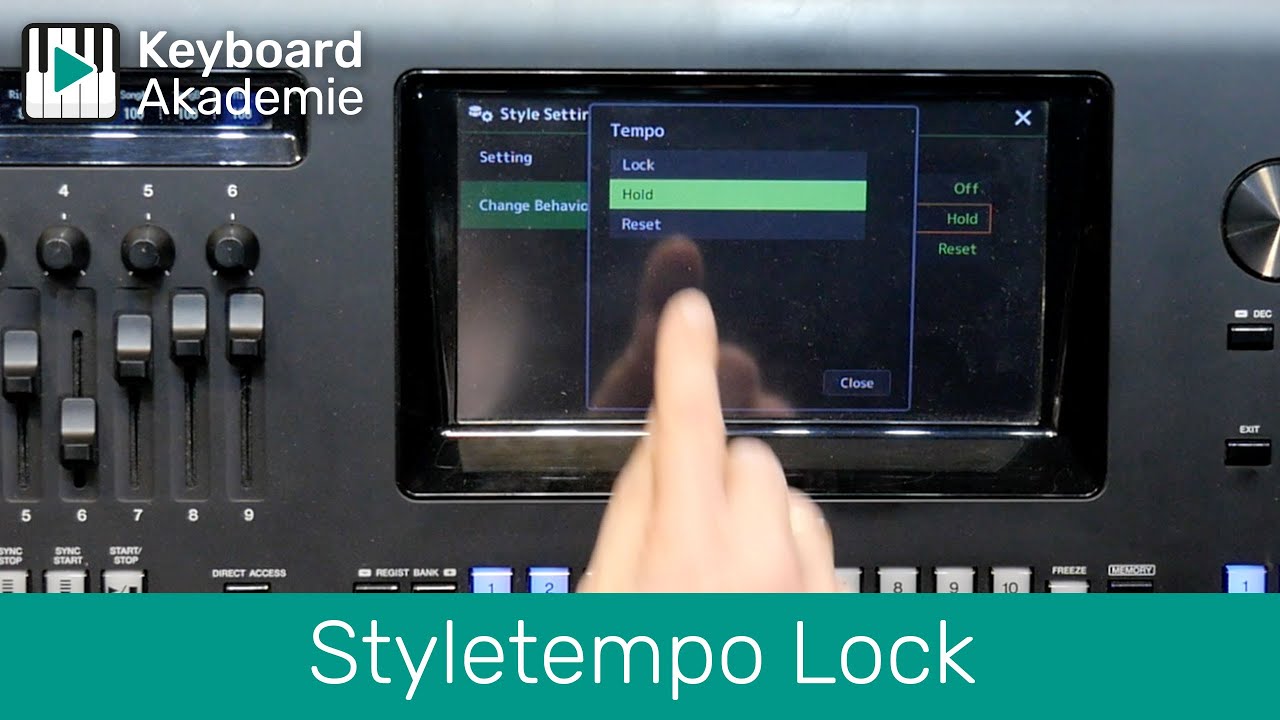 Styletempo Lock | Power-Tipp | Genos | PSR-SX700 | PSR-SX900