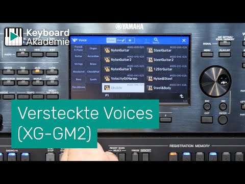 Versteckte Voices (XG-GM2) | Power-Tipp | PSR-SX | Genos