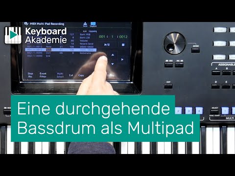 Eine durchgehende Bassdrum als Multipad programmieren | Power-Tipp