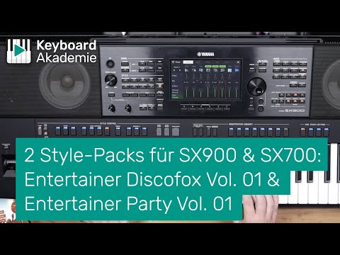 2 Style-Packs für SX900 & SX700: Entertainer Discofox Vol. 01 & Entertainer Party Vol. 01