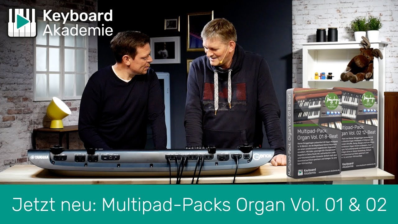 Jetzt neu: Multipad-Packs Organ Vol. 01 & 02